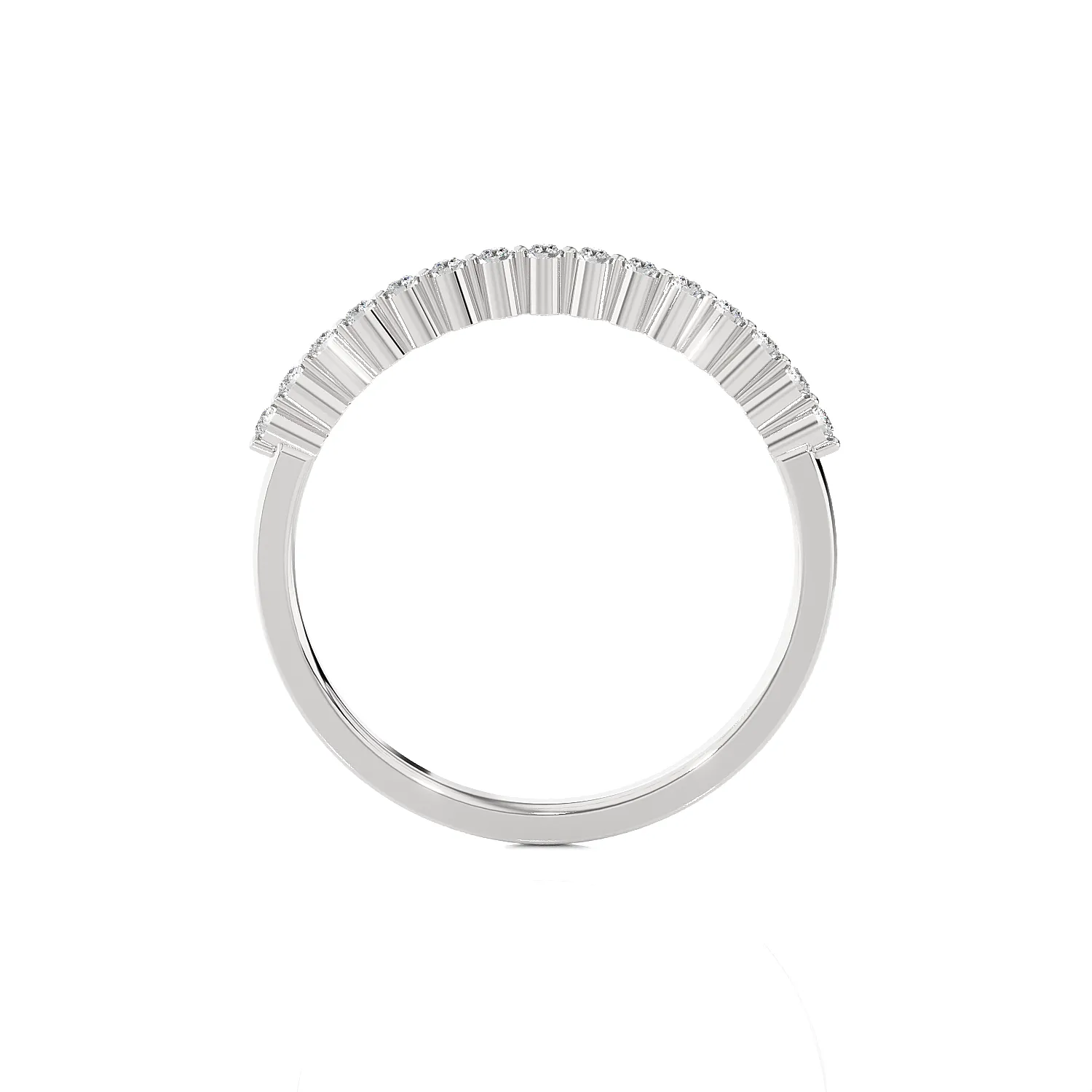 1/8 ctw Round Lab Grown Diamond Anniversary Ring