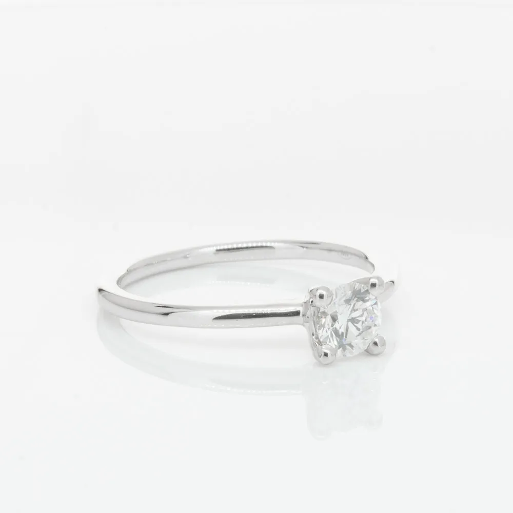 18ct White Gold .40ct Diamond Melba Ring