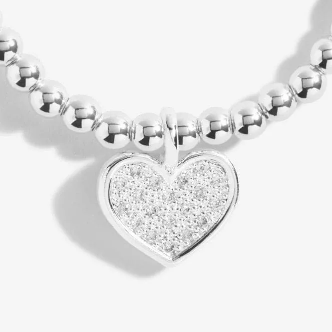 A Little Shine Bright - Live Happy Silver 17.5cm Stretch Bracelet 5223