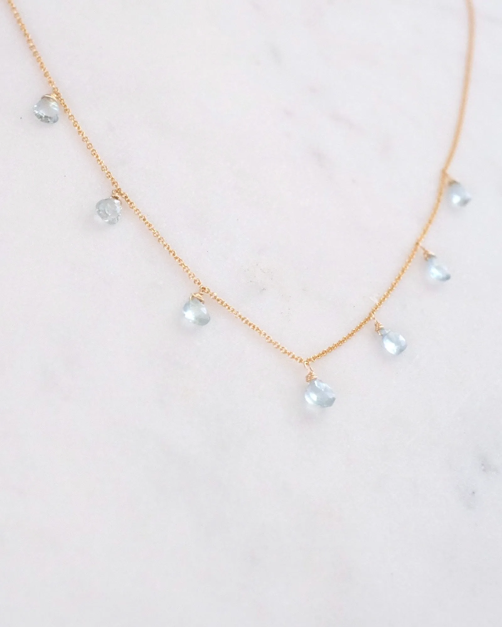 Aquamarine Princess Necklace