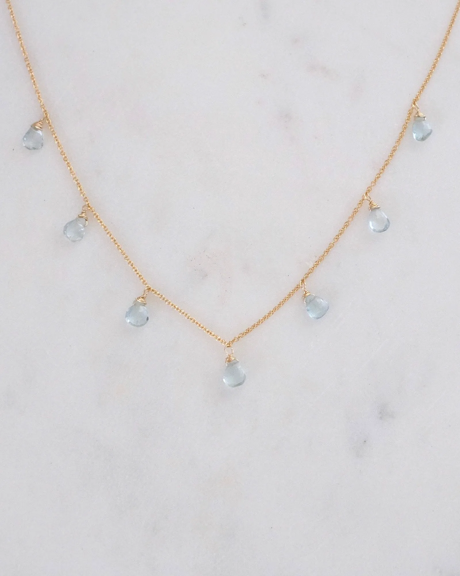 Aquamarine Princess Necklace