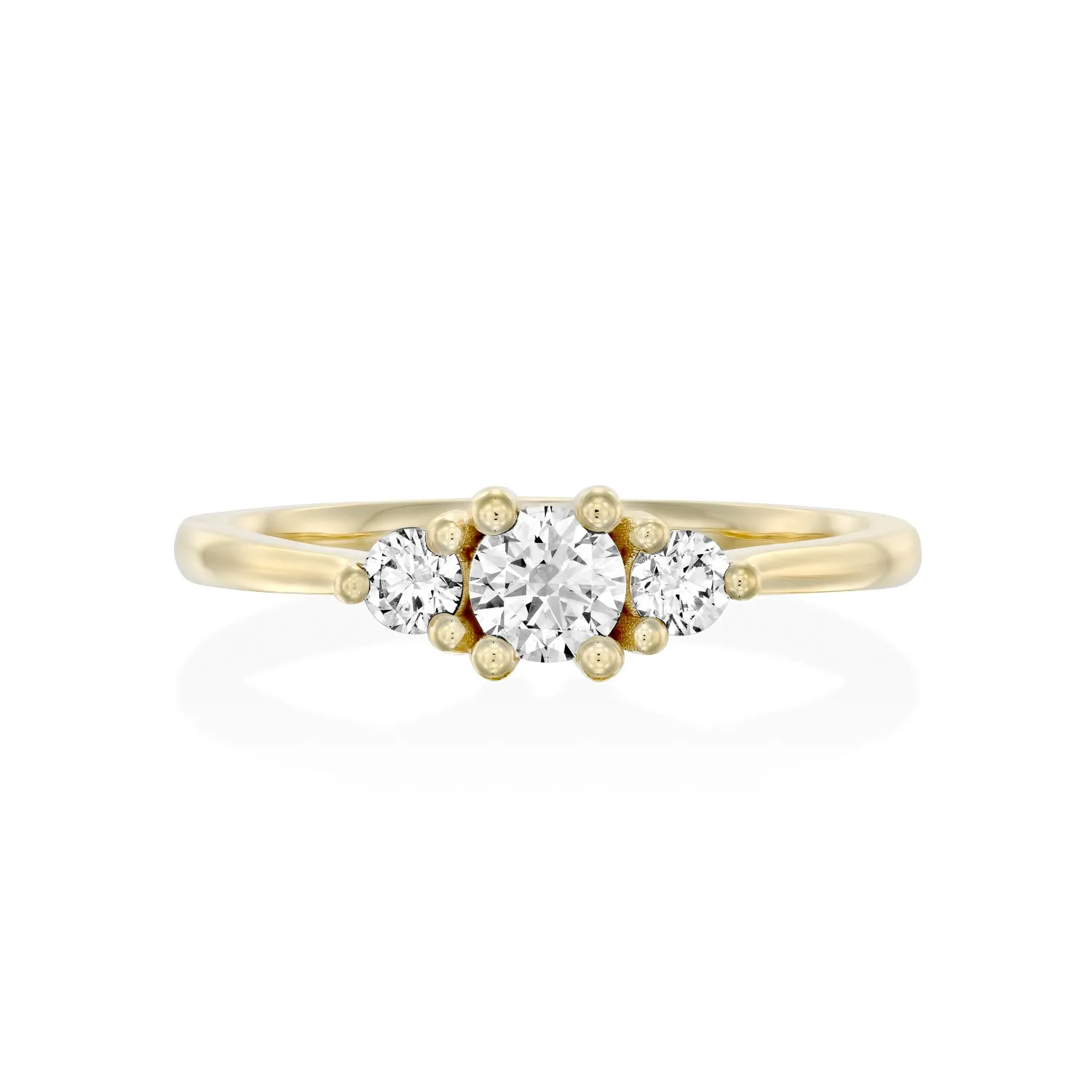 Audrey Gold Ring 3.5mm Diamond