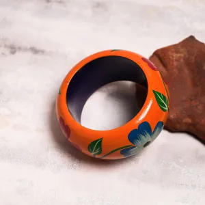 Banaras Handpainted Wooden Bangle