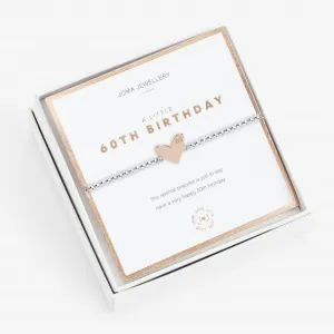 Beautifully Boxed A Little Happy 60th Birthday Bracelet 5081