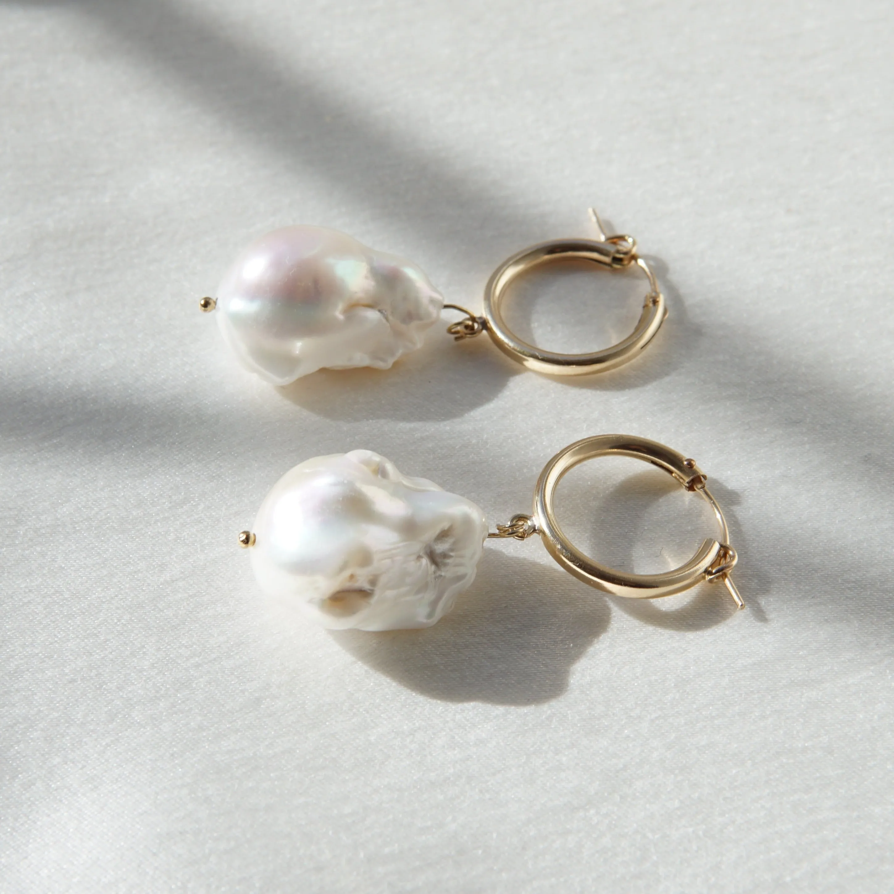 Big Pearl Earrings