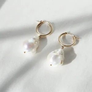 Big Pearl Earrings