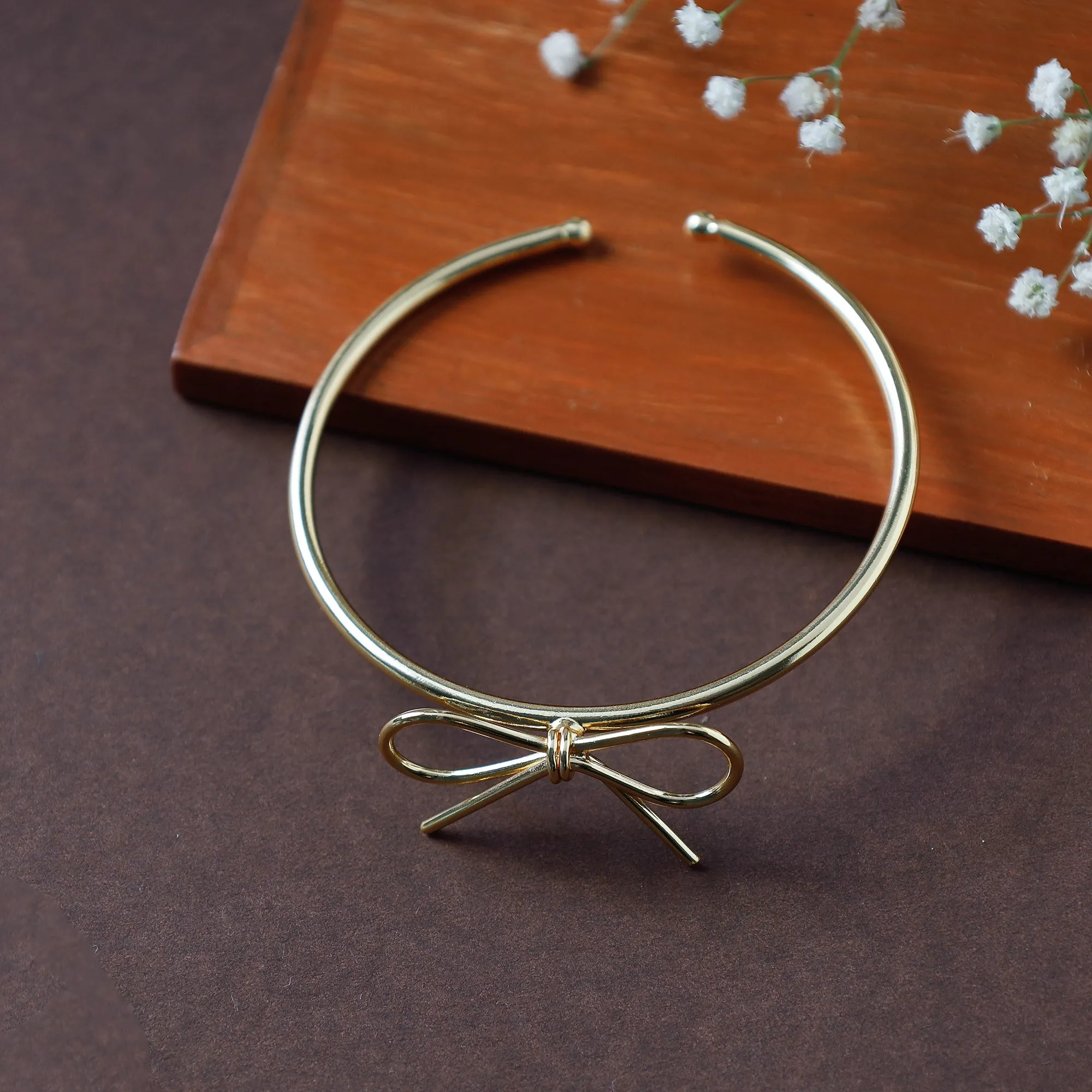 Brass Metal Handcrafted Bangle (Adjustable)