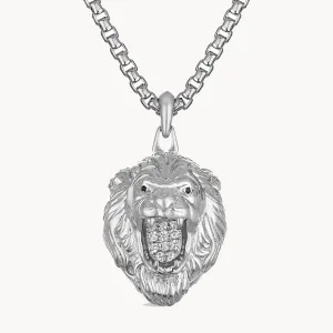 Bulova Marc Anthony Diamond Lion Necklace