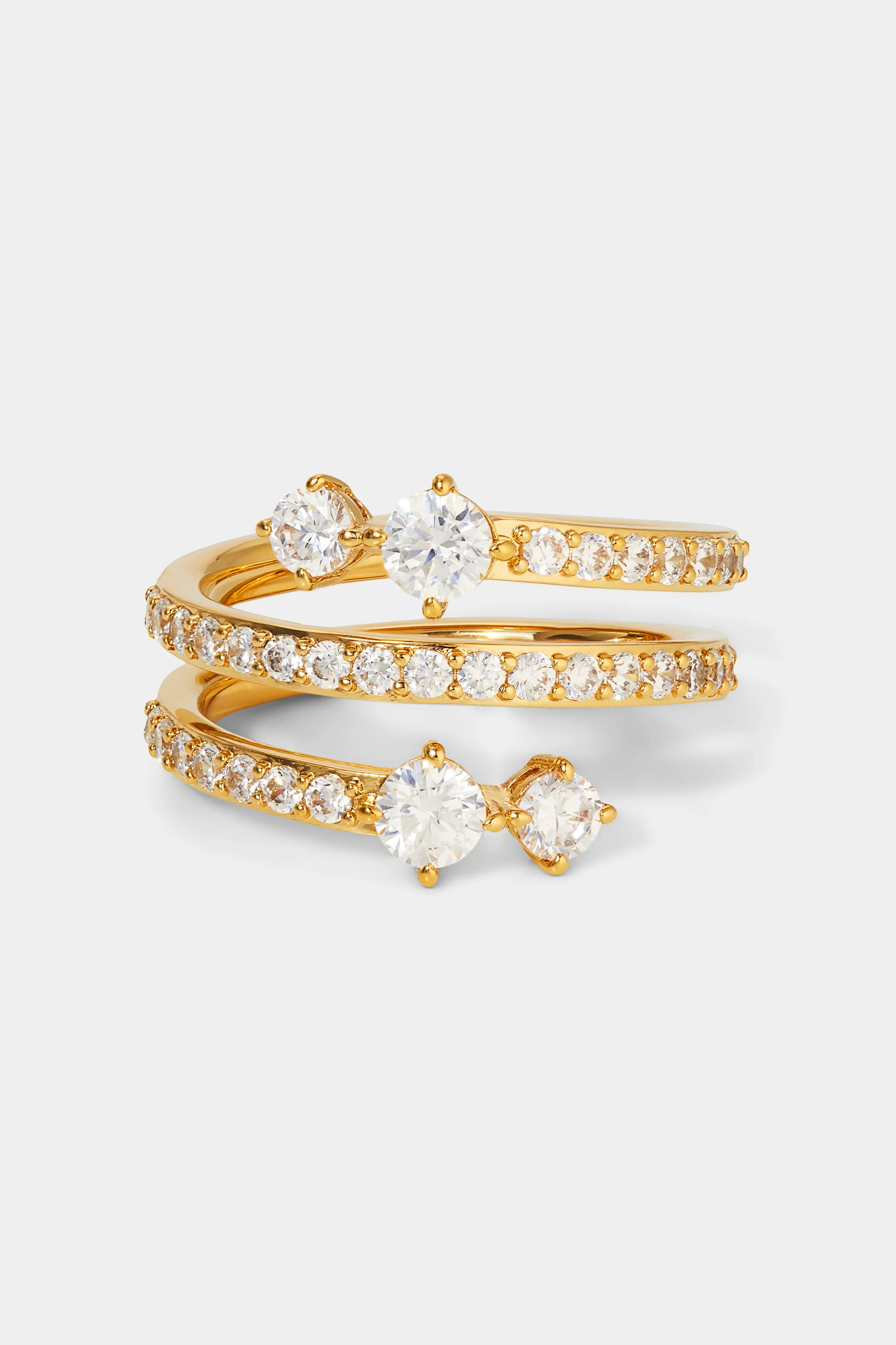 CASSI TRIPLE PAVE RING