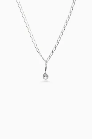 Chunky Tear Drop Chain | Silver