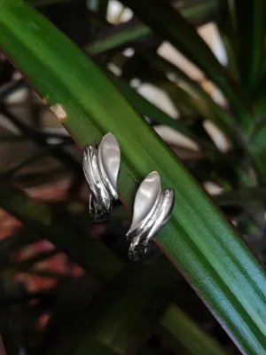 Double Leaf Earrings