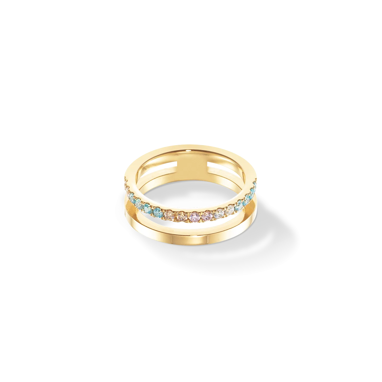 Eternal Unity Ring gold-multicolour pastel