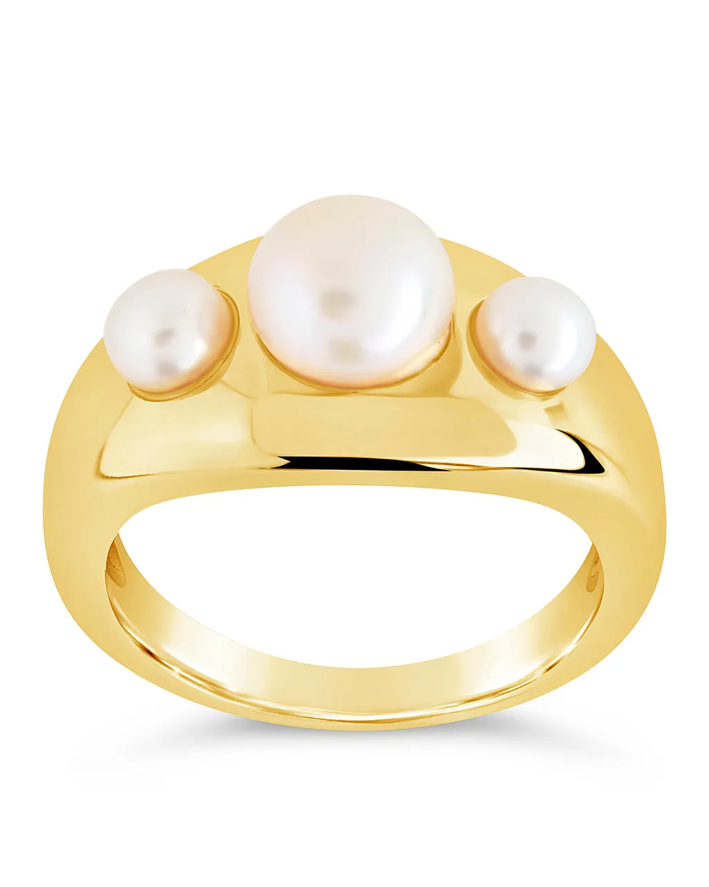 Finlee Studded Pearl Statement Ring