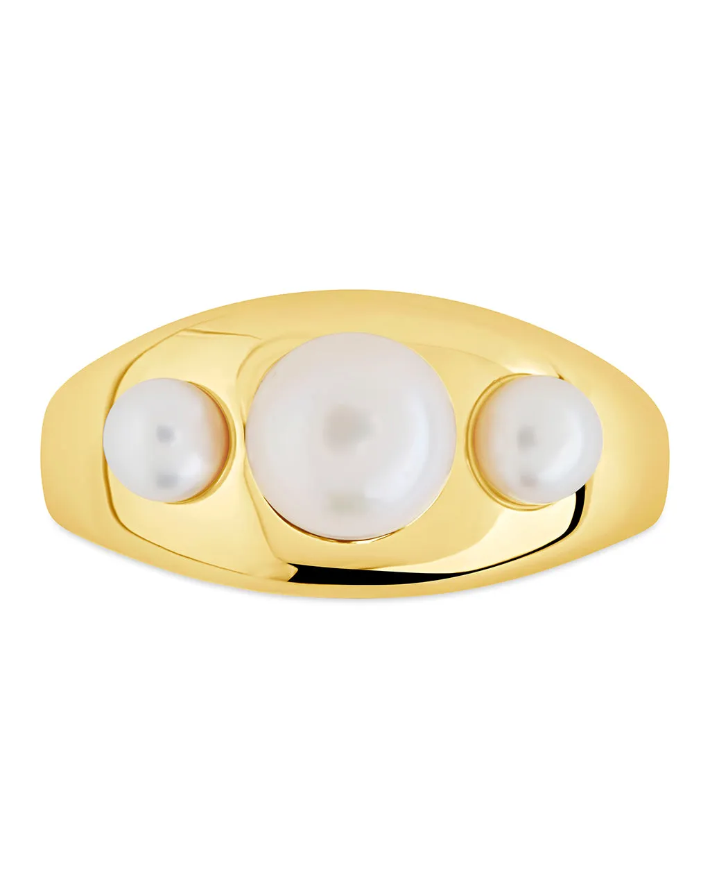 Finlee Studded Pearl Statement Ring