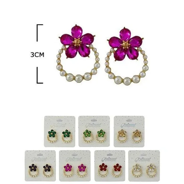 Flower Stud Earring 1141Y (12 units)