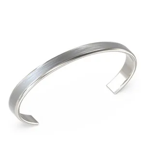 Gents 8mm Brushed C Bangle UMB04447STL