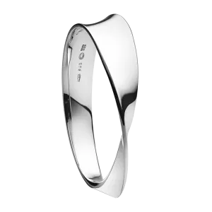 Georg Jensen Moebius Silver Bangle 206