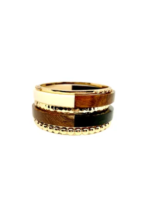 Golden Oak Bangle Set- Multi