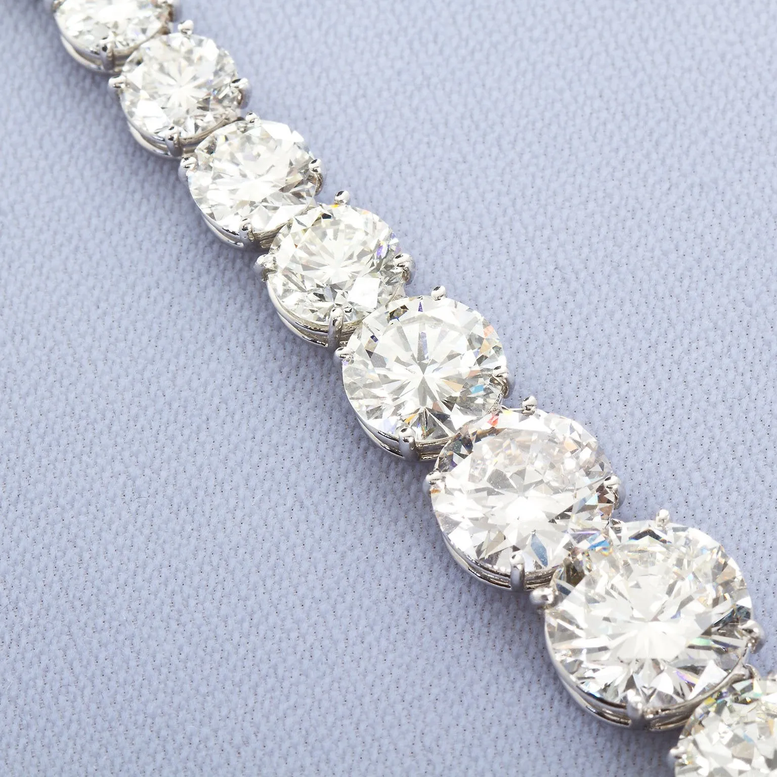 Grand Diamond Rivière Necklace 65 Carats