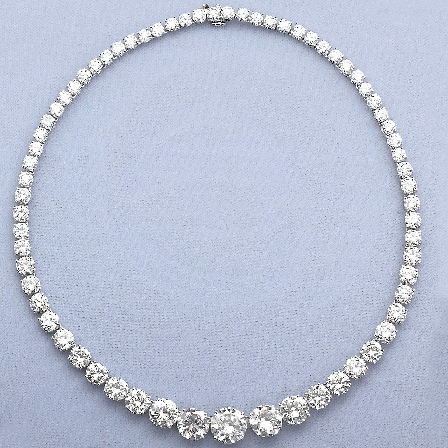 Grand Diamond Rivière Necklace 65 Carats