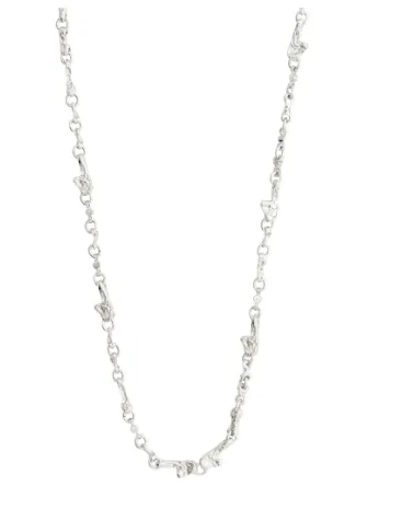 Hallie Organic Shaped Crystal Necklace