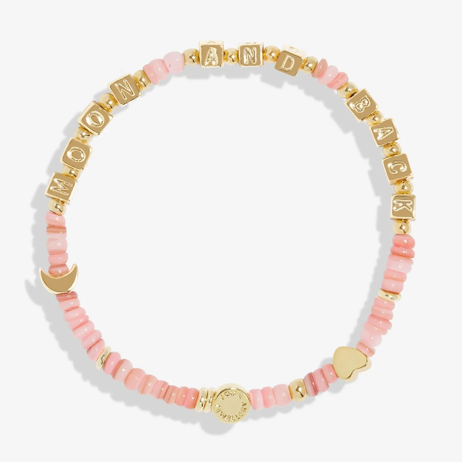 Happy Little Moments Love You To The Moon Back Gold Plated Bracelet 7531