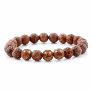 Hot Men Bracelet Wooden Beads Cross 7 Chakra  Healing Balance Onyx Bracelets&Bangles Owl Prayer Reiki Buddha Women Jewelry Homme