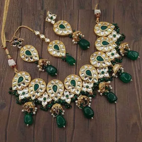 Invert Drop Jumki Necklace Set