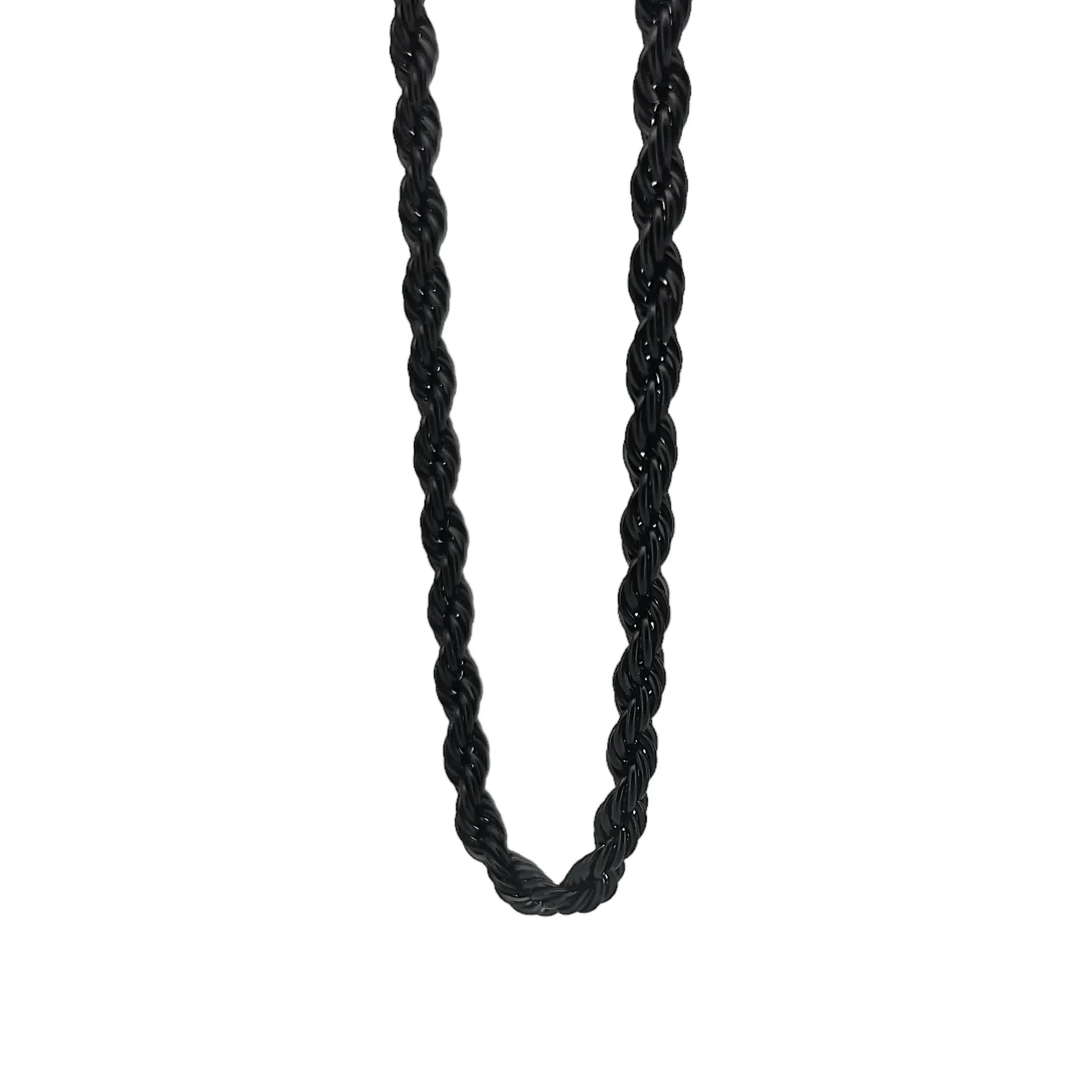 Isaiah Stainless Steel Rope Chain Necklace