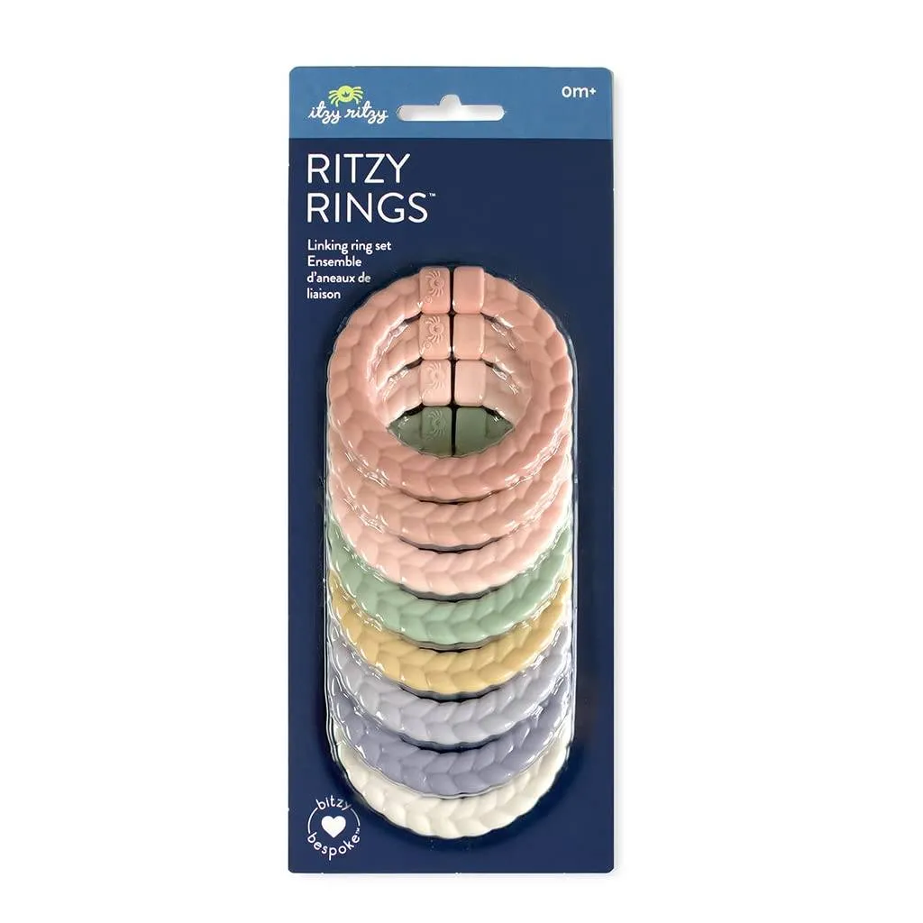 Itzy Ritzy - Bitzy Bespoke Itzy Rings Linking Ring Set  (Pastel, Rainbow, or Primary)