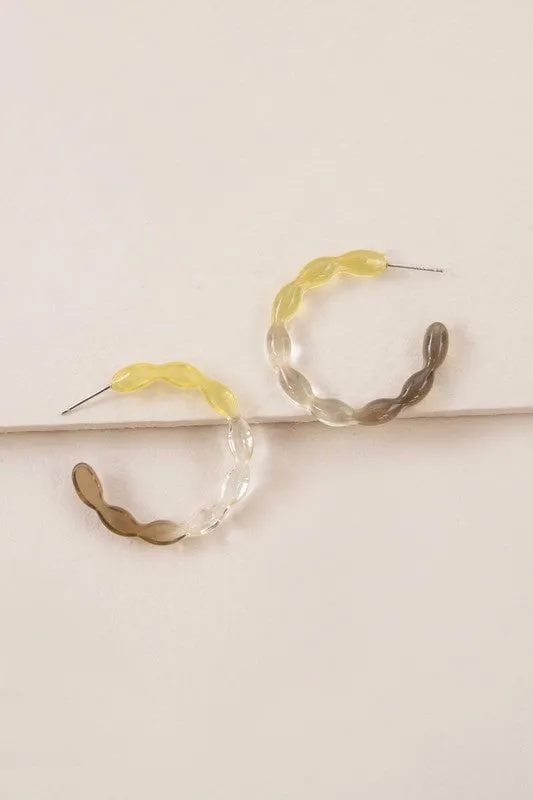 Jelly Hoop Earrings