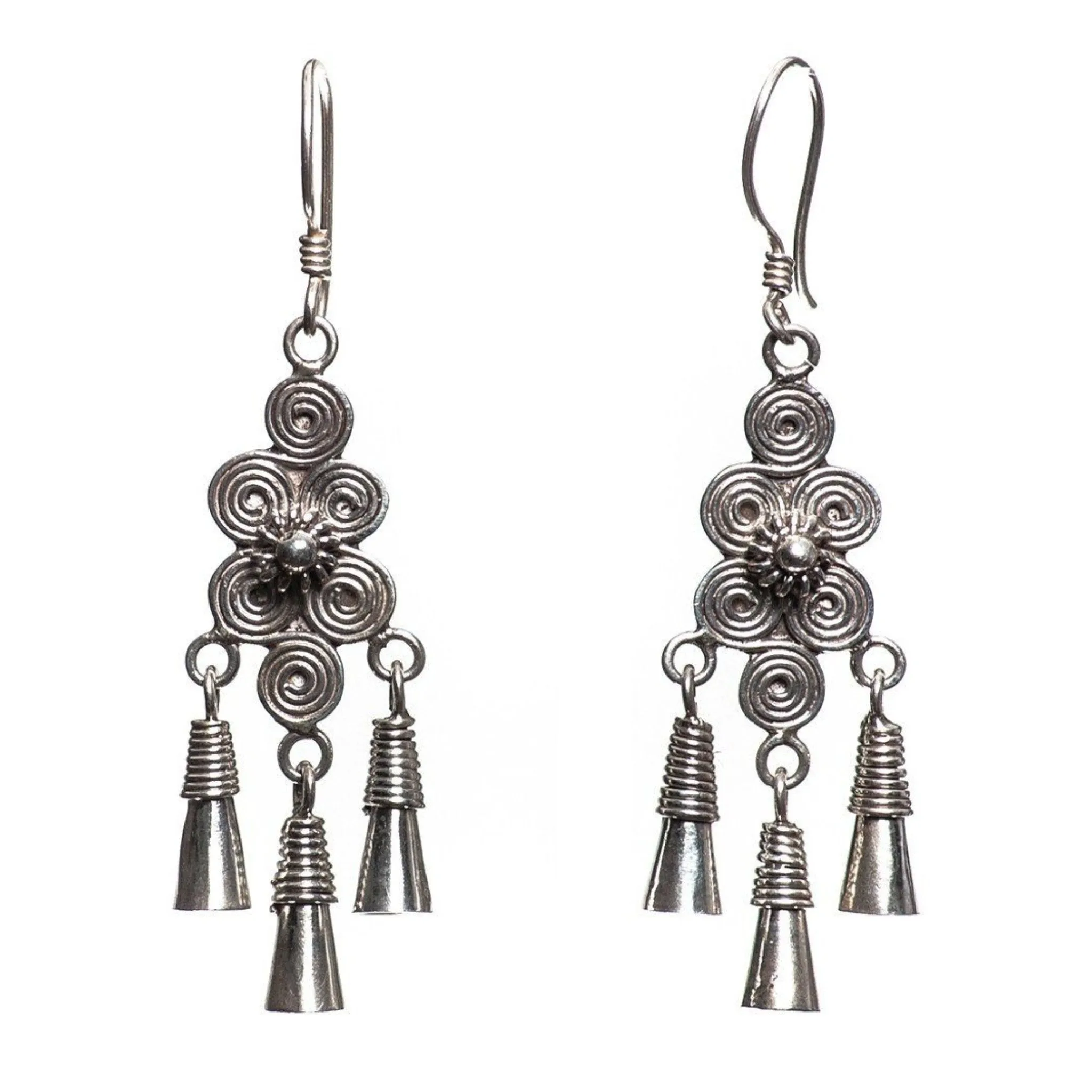 Jhumka Silver Earrings