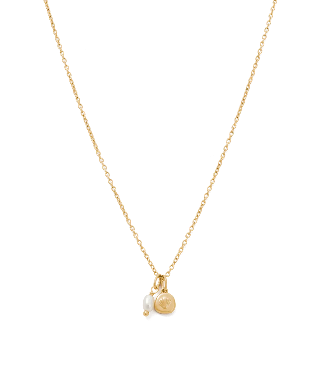 Kirstin Ash Memoir Pearl Necklace- Gold