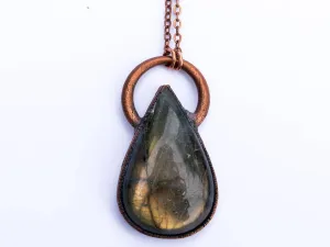 Labradorite necklace | Natural Labradorite necklace