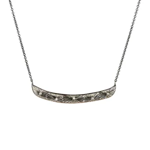 Luminous Bar Oxidized Necklace