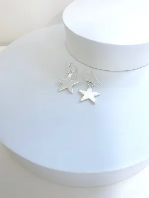 Made in Italy Lagenlook Simple Star Earrings. code E287