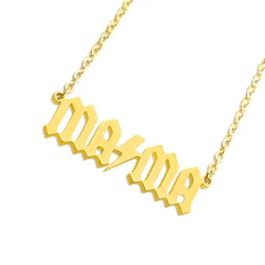 MAMA Necklace Gold