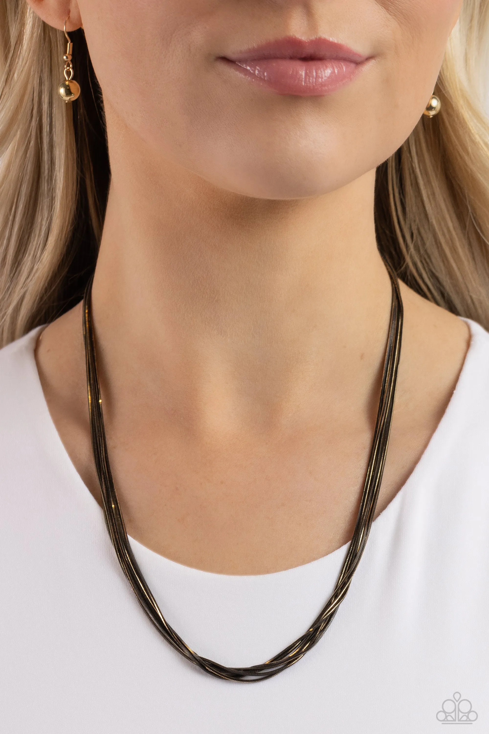 Necklaces Salvaging Sass - Black N487