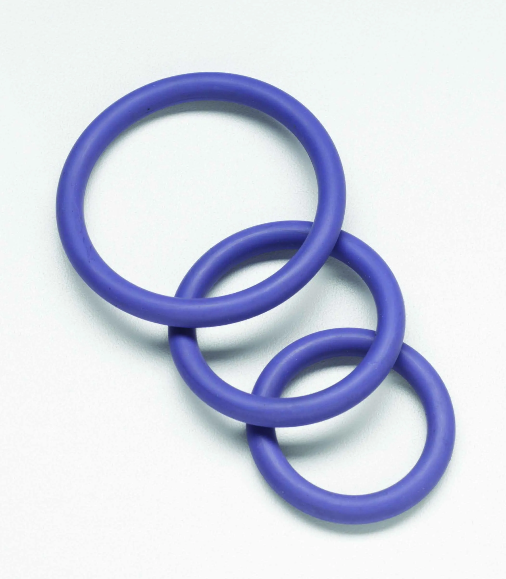 Nitrile Cock Ring SetPurple