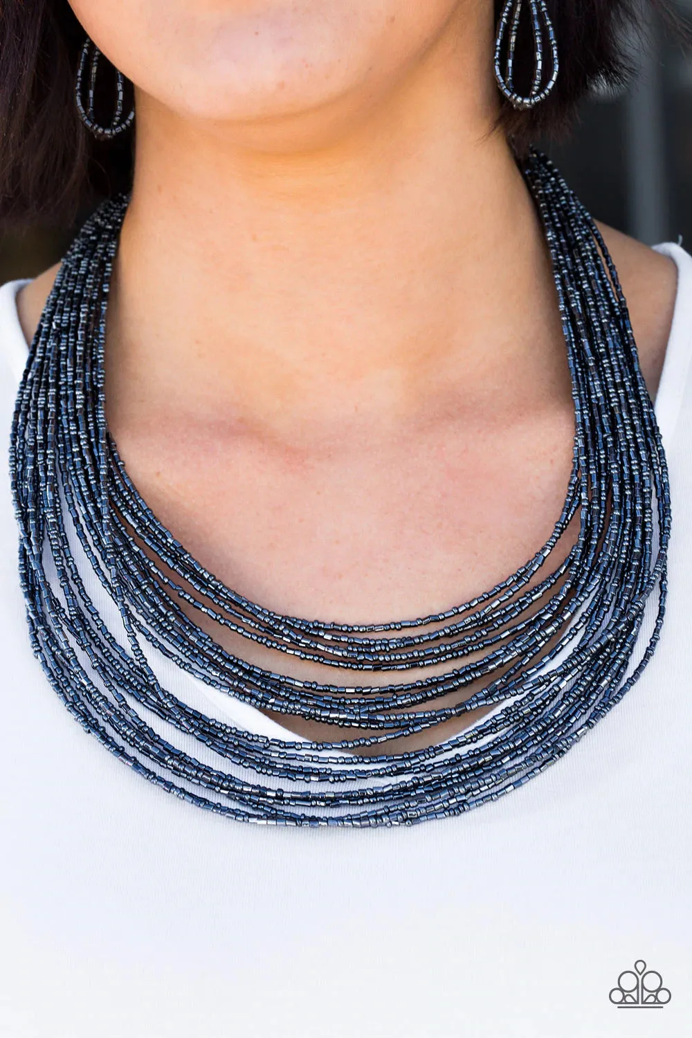 Paparazzi Ice Age Radiance - Blue Necklace