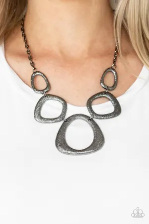 Paparazzi Necklace ~ Backstreet Bandit - Black