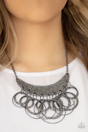 Paparazzi Necklace ~ Metro Eclipse - Black