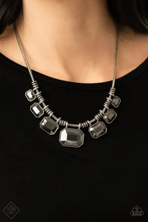 Paparazzi Urban Extravagance - Silver Fashion Fix Necklace