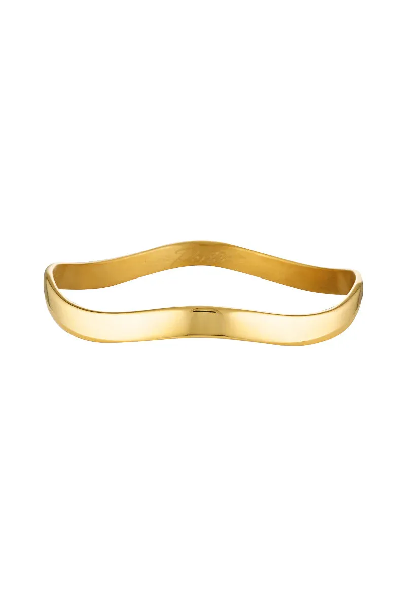 Porter Jewellery Wiggle Bangle - Gold