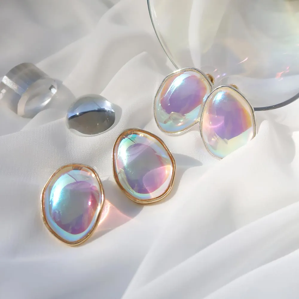 Rainbow Dome Earrings