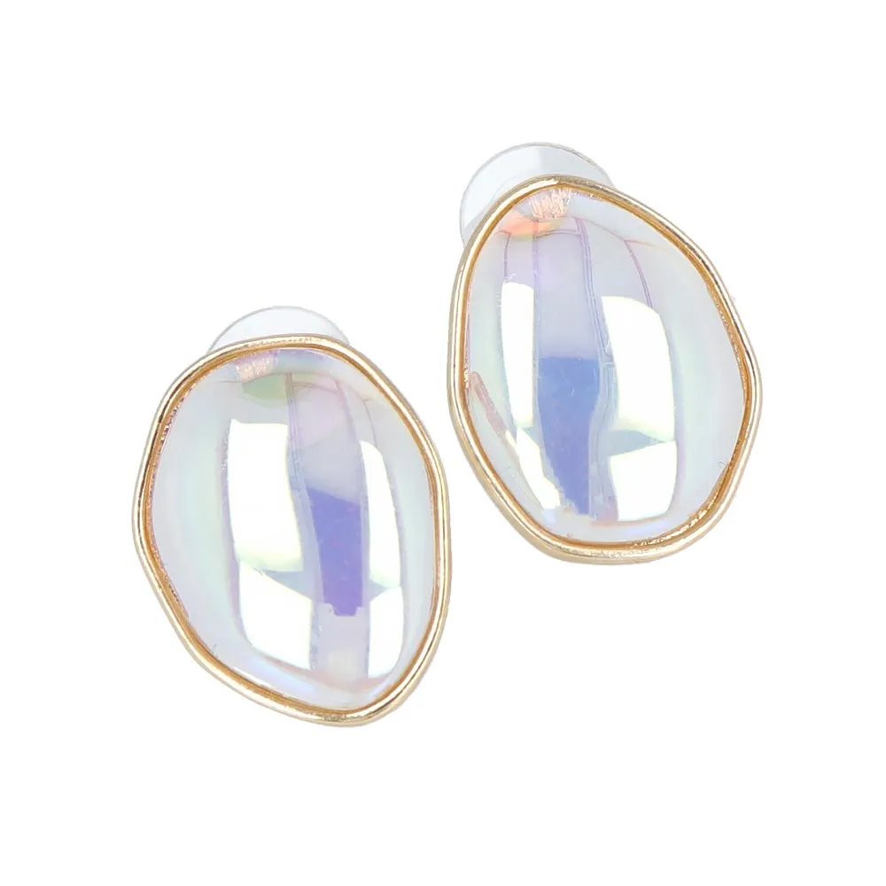 Rainbow Dome Earrings