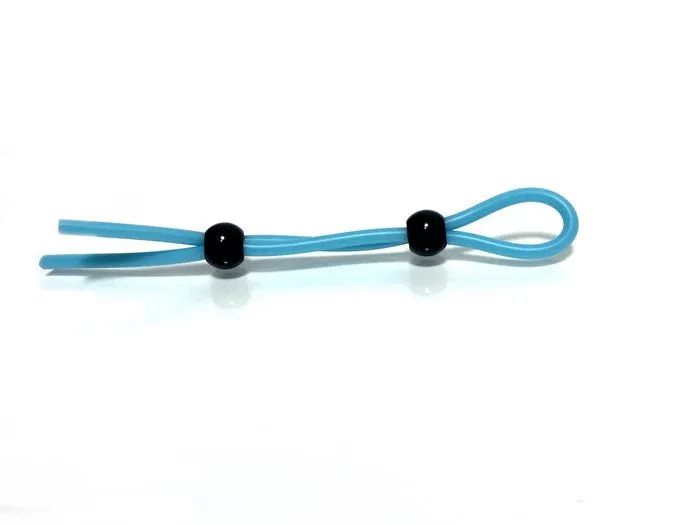 Rascal Brawn Silicone Double Leash Glow Blue