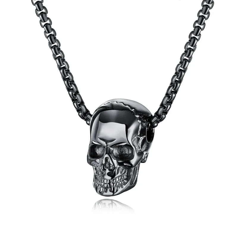 Retro Silver Black Color Strength Fist Pendant Necklaces for Man New Fashion Daily Worn Man‘s Jewelry Accessories Gifts