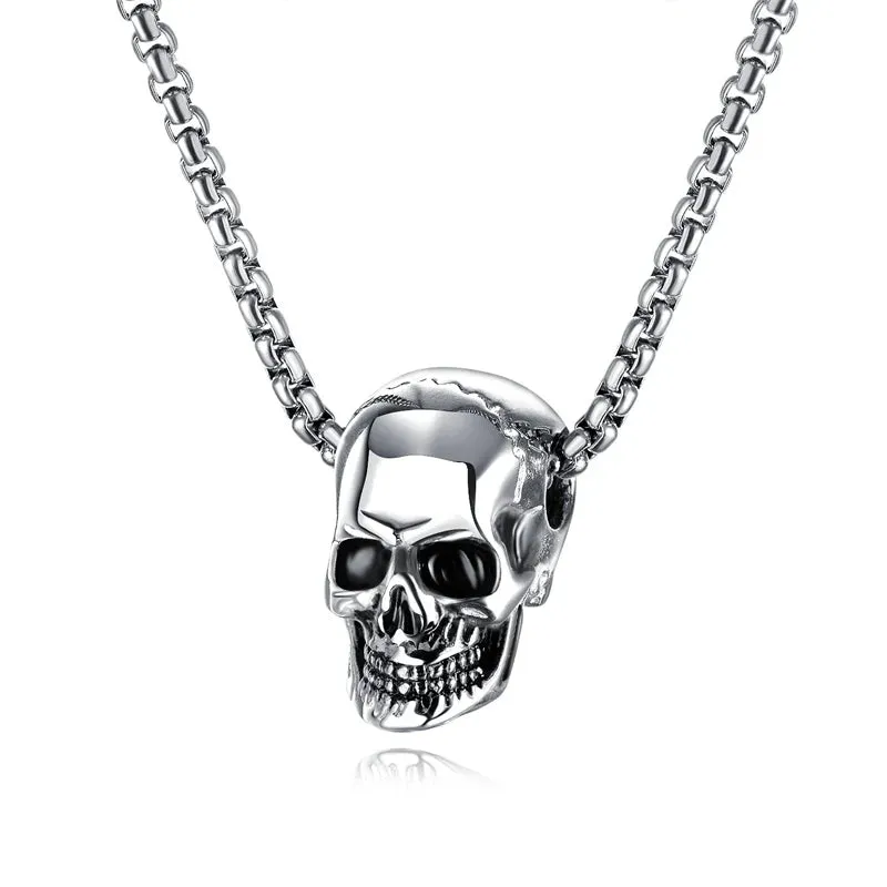 Retro Silver Black Color Strength Fist Pendant Necklaces for Man New Fashion Daily Worn Man‘s Jewelry Accessories Gifts