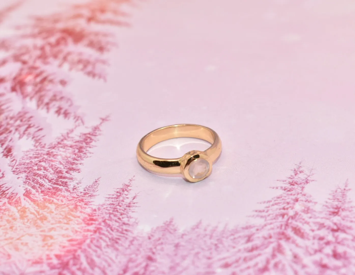 Rose Quartz Ring